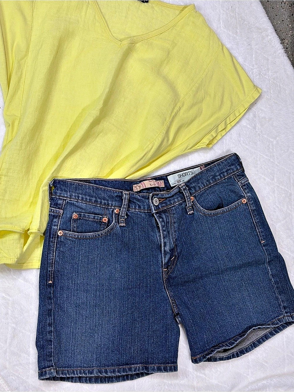 Levi's 501 Shorts Denim Jean Shorts Size 12